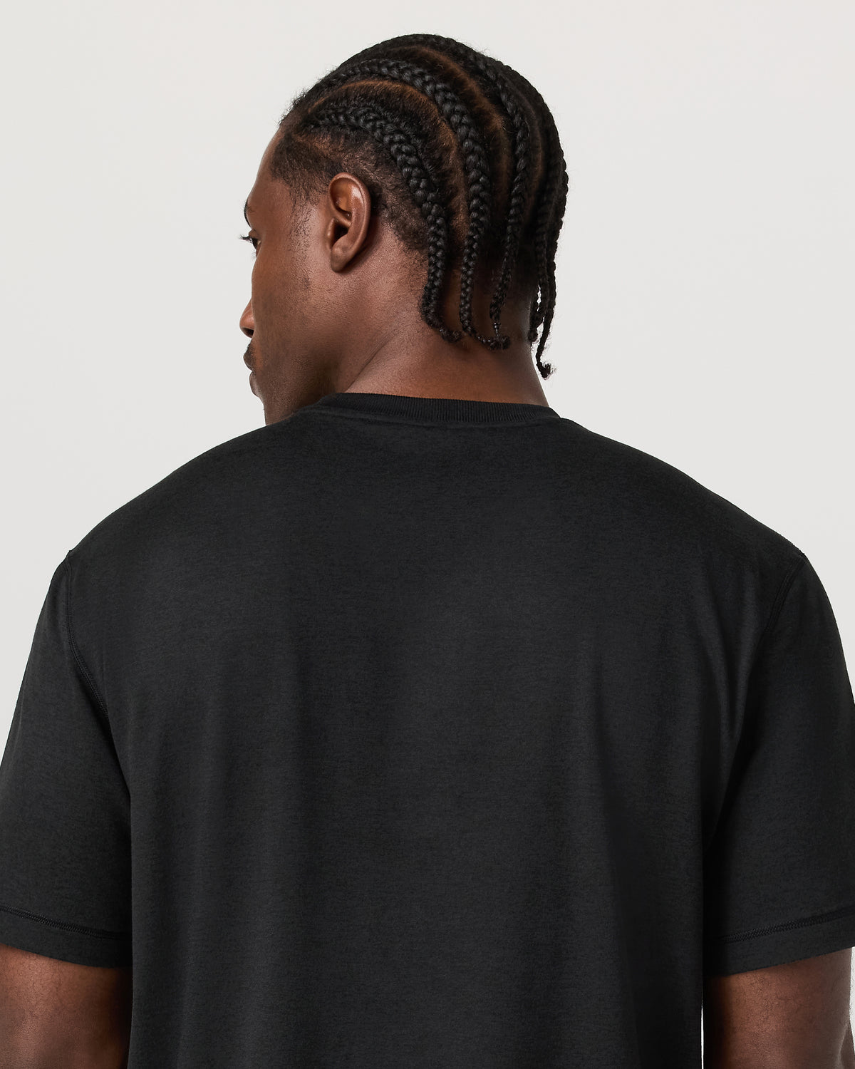 Men's Short Sleeve Ponto Tee - Relaxed Black Heather | Vuori outlet