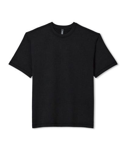 Men's Short Sleeve Ponto Tee - Relaxed Black Heather | Vuori outlet