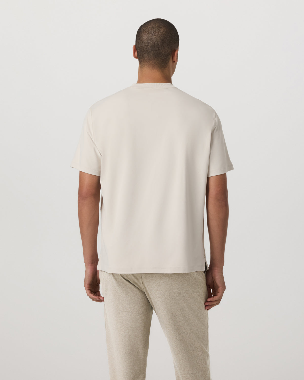 Men's Short Sleeve Ponto Pocket Tee - Relaxed Fit Bone | Vuori sale