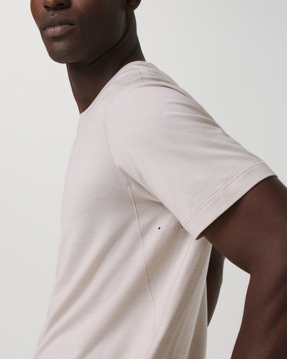 Short Sleeve Everyday Tee Men's Oatmeal Heather Shirt | Vuori online