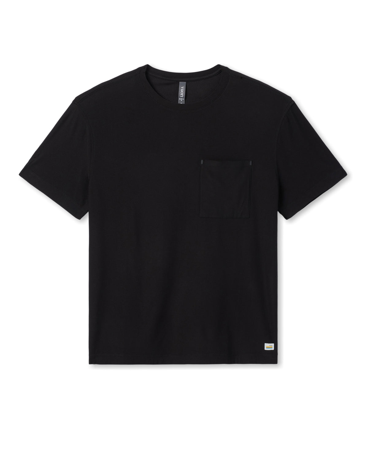 Short Sleeve Strato Pocket Tee - Relaxed Fit Black | Vuori shop