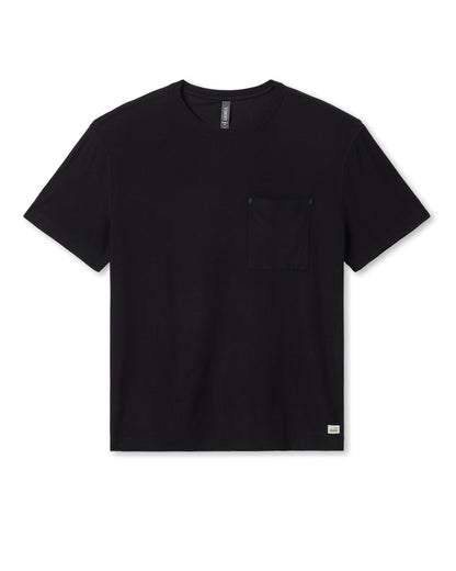 Short Sleeve Strato Pocket Tee - Relaxed Fit Black | Vuori shop