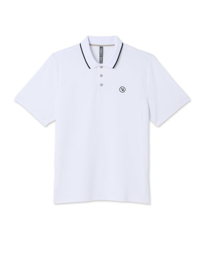 Short Sleeve Gamepoint Polo 2.0 Men's White Polo Shirt | Vuori onsale