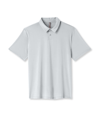 Short Sleeve Viewpoint Polo 2.0 Men's Sky Grey Shirt | Vuori for sale