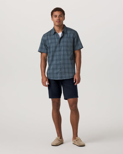 Short Sleeve Plaid Button Down Shirt Men's Abyss Shirt | Vuori online