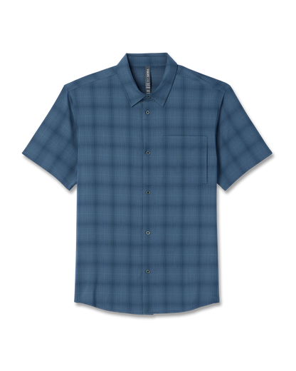 Short Sleeve Plaid Button Down Shirt Men's Abyss Shirt | Vuori online