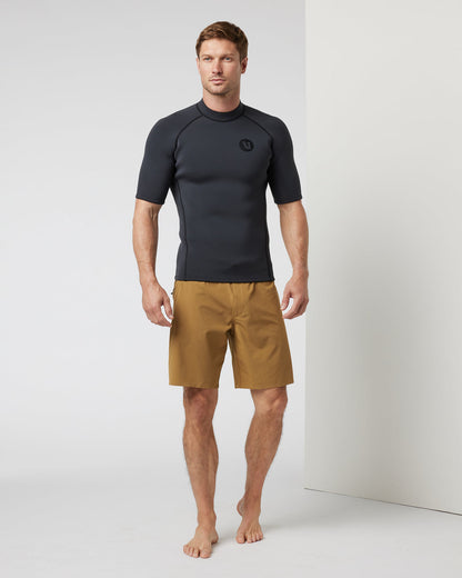 Short Sleeve Yulex Wetsuit Top Washed Black | Vuori discount
