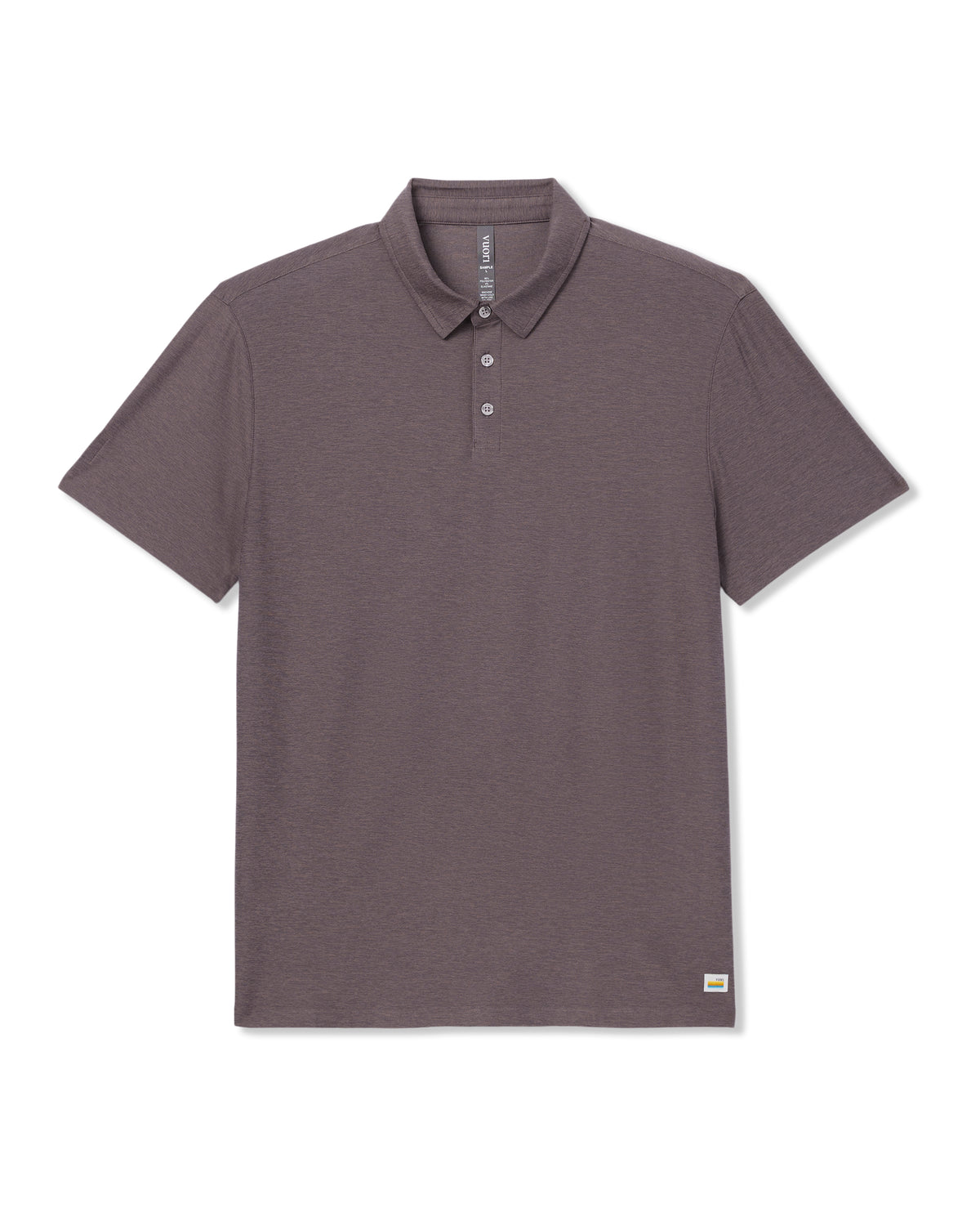 Strato Tech Polo Men's Huckleberry Heather Polo Shirt | Vuori shop