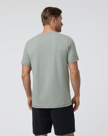 Tuvalu Tee Agave Green Cotton T-Shirt | Vuori onsale