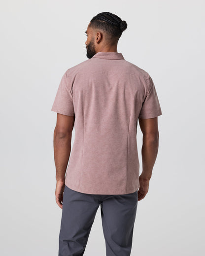 Short Sleeve Bridge Button Down Zion Rose Water Lily | Vuori online