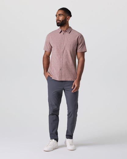 Short Sleeve Bridge Button Down Zion Rose Water Lily | Vuori online