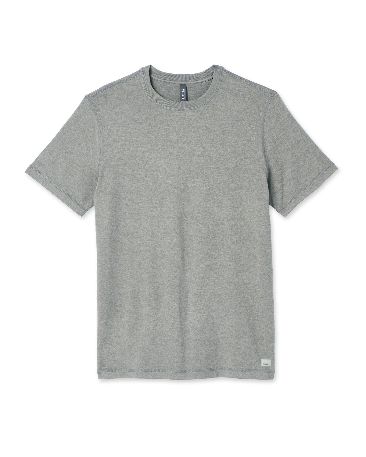 Short Sleeve Ponto Performance Tee Driftwood Heather | Vuori shop