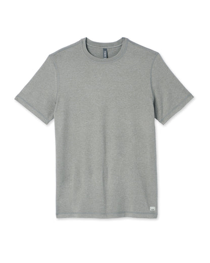 Short Sleeve Ponto Performance Tee Driftwood Heather | Vuori shop