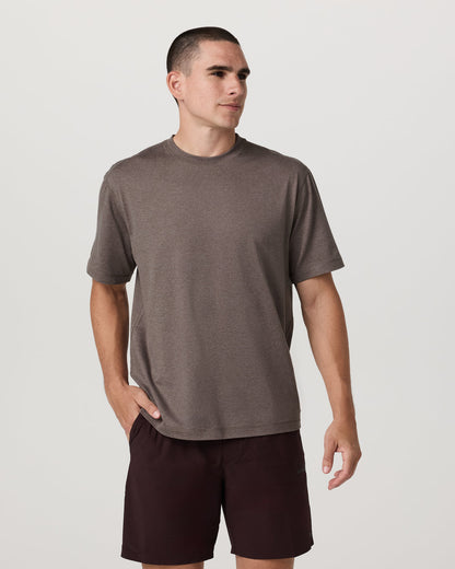 Men's Short Sleeve Ponto Tee - Relaxed Huckleberry | Vuori for sale