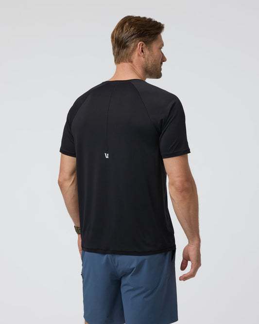 Short Sleeve Precept Tech Tee Black | Vuori outlet