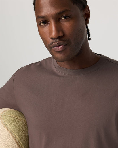 Men's Short Sleeve Heavyweight Cotton Tee Huckleberry | Vuori discount