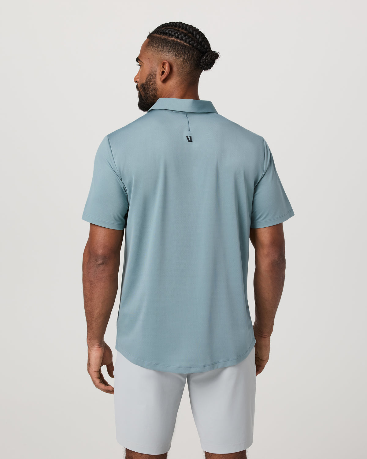 Short Sleeve Viewpoint Polo 2.0 Men's Mist Polo Shirt | Vuori sale