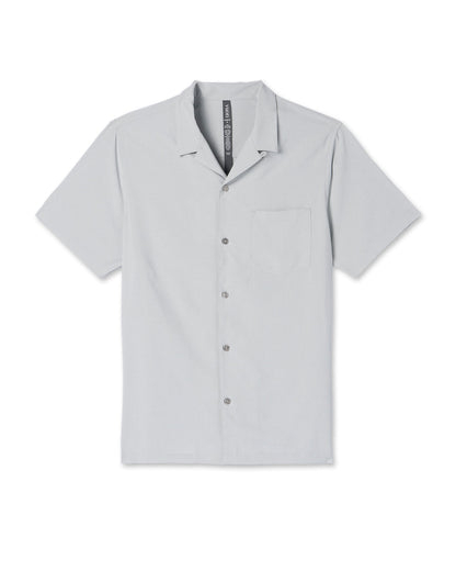 Seaport Button Down Men's Sky Grey Short-Sleeve | Vuori onsale