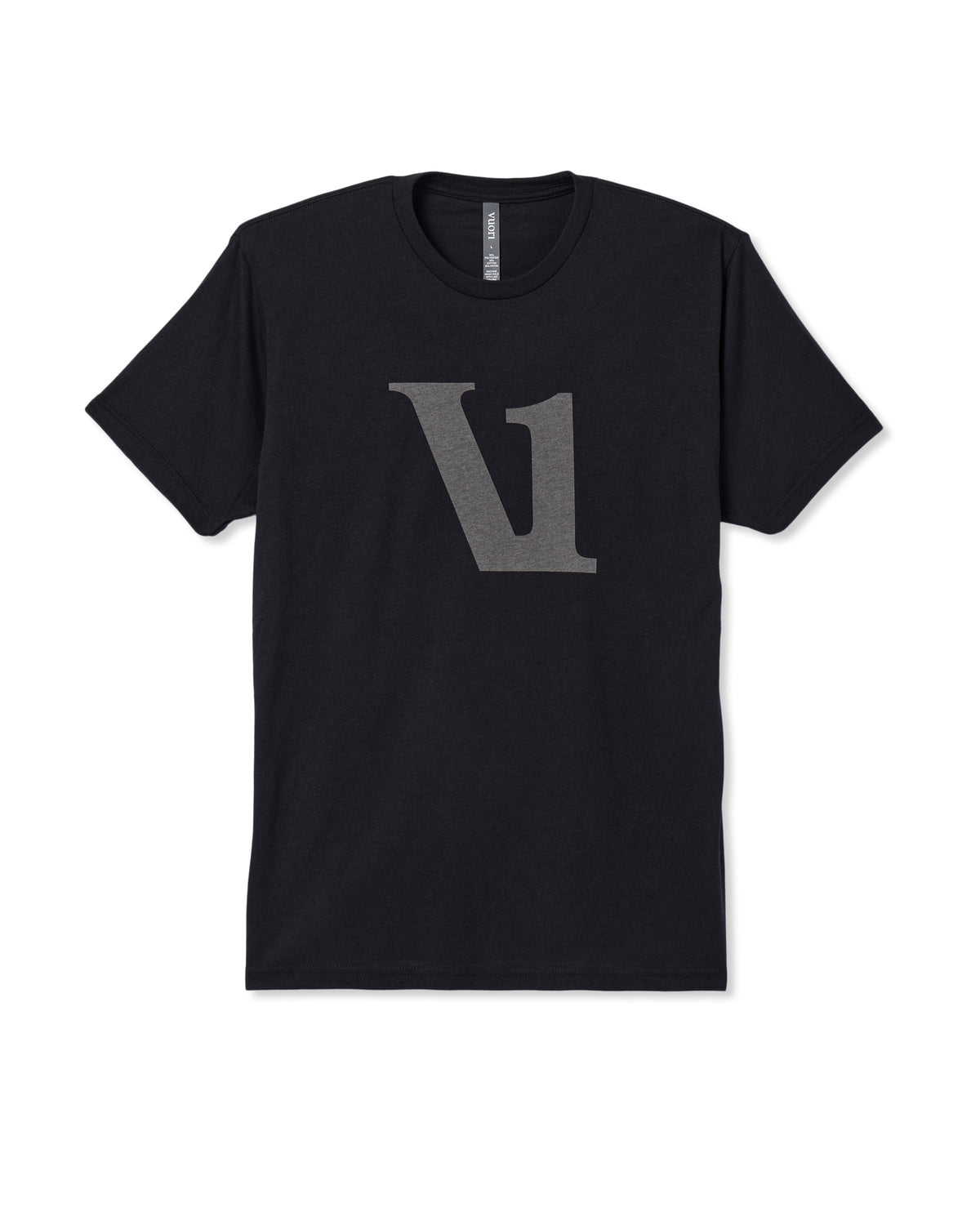 V1 Logo Tee Men's Black Graphic Tee | Vuori online
