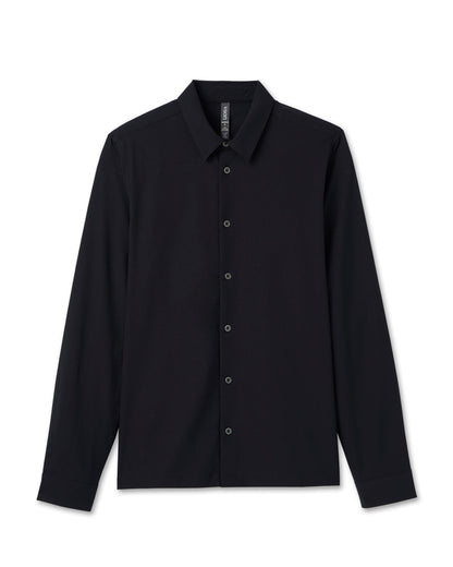 Long Sleeve Manhattan Button Down Men's Black Shirt | Vuori onsale