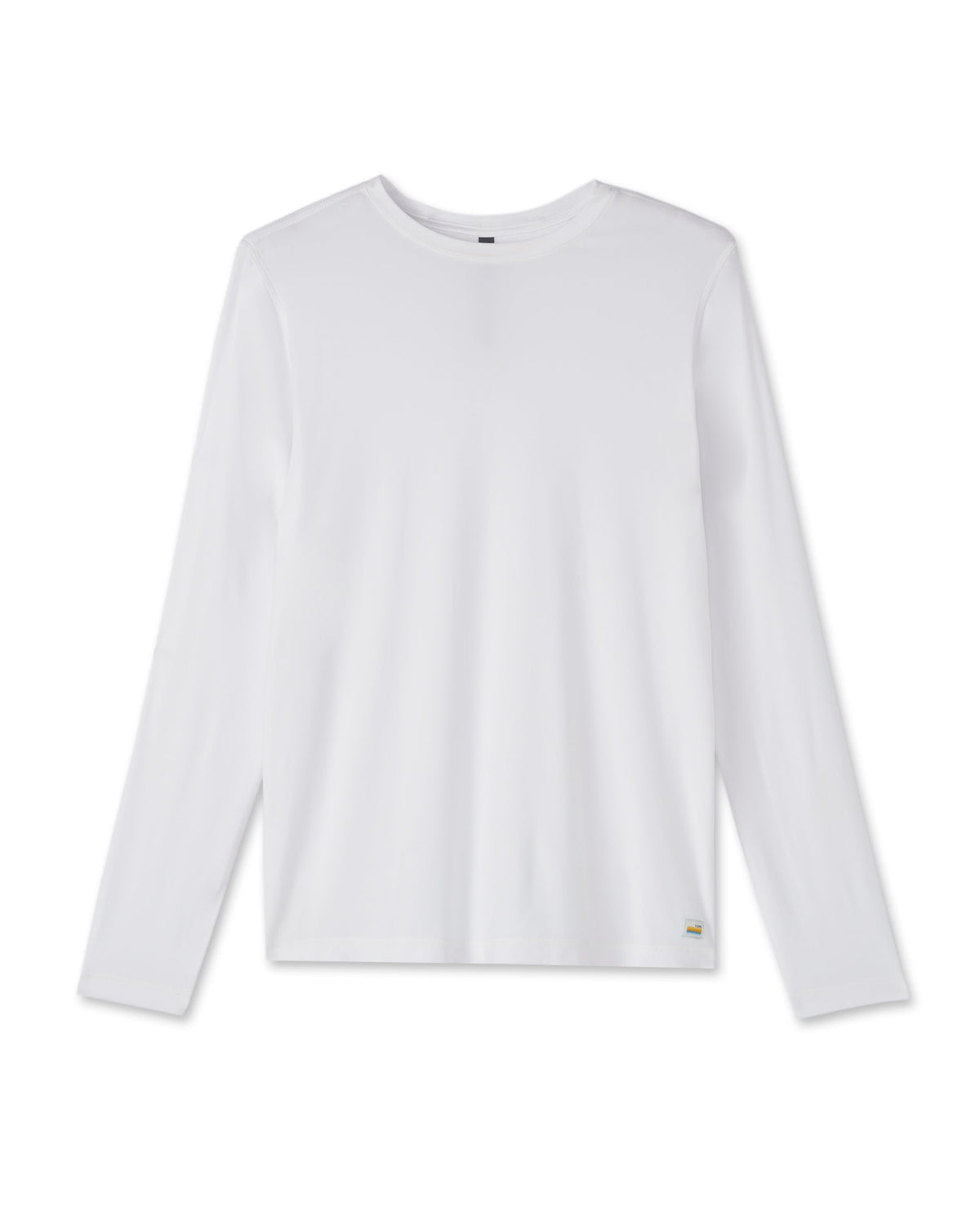 Long Sleeve Strato Tech Tee Men's White Shirt | Vuori discount