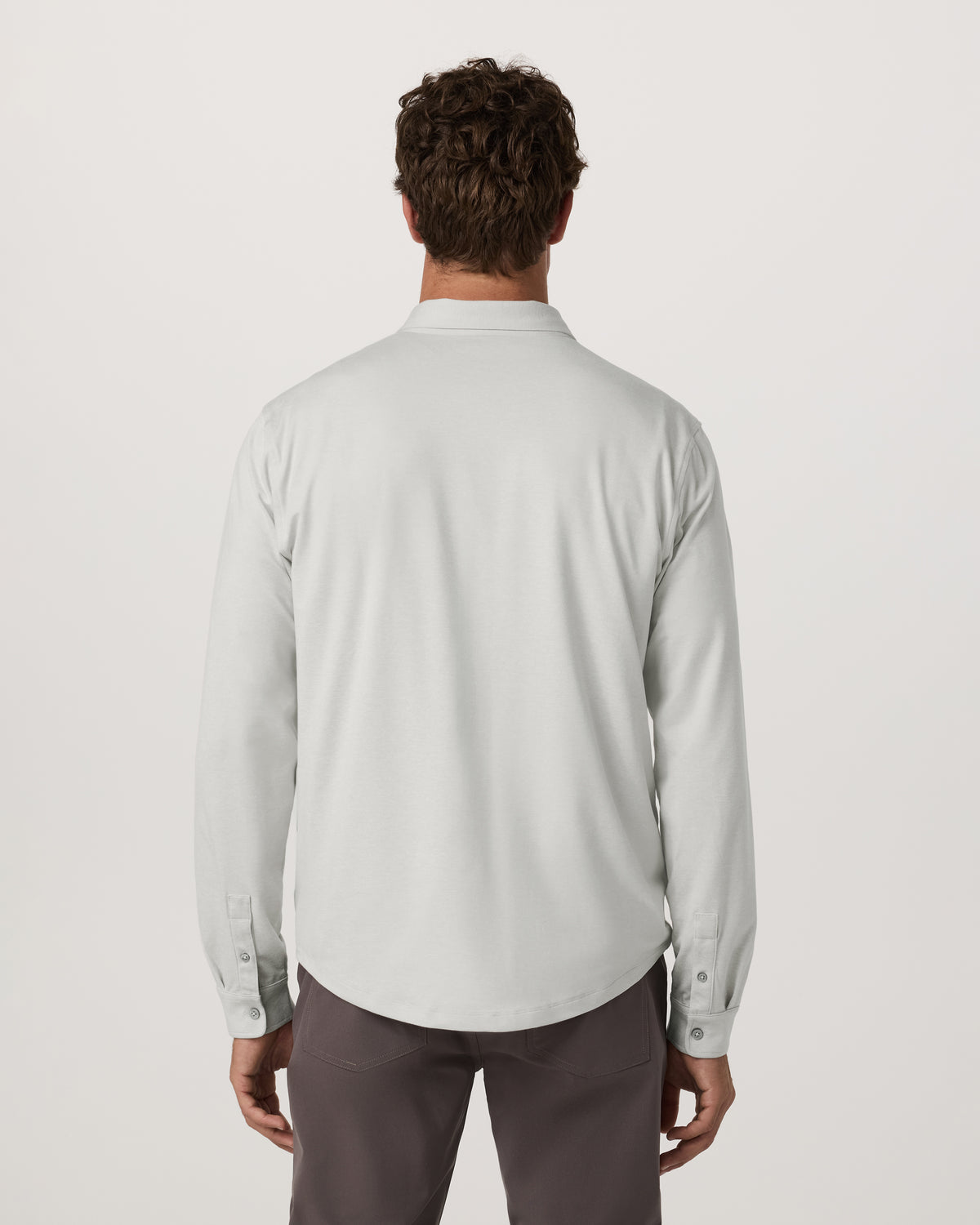 Men's Long Sleeve Ponto Button Down Salt Heather | Vuori outlet
