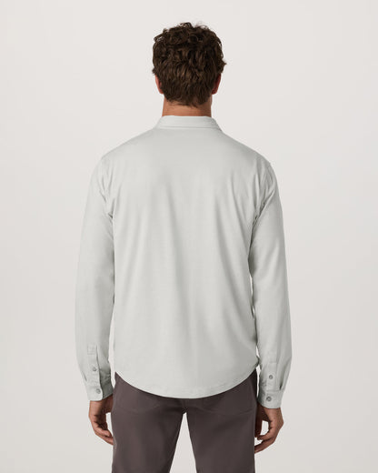 Men's Long Sleeve Ponto Button Down Salt Heather | Vuori outlet