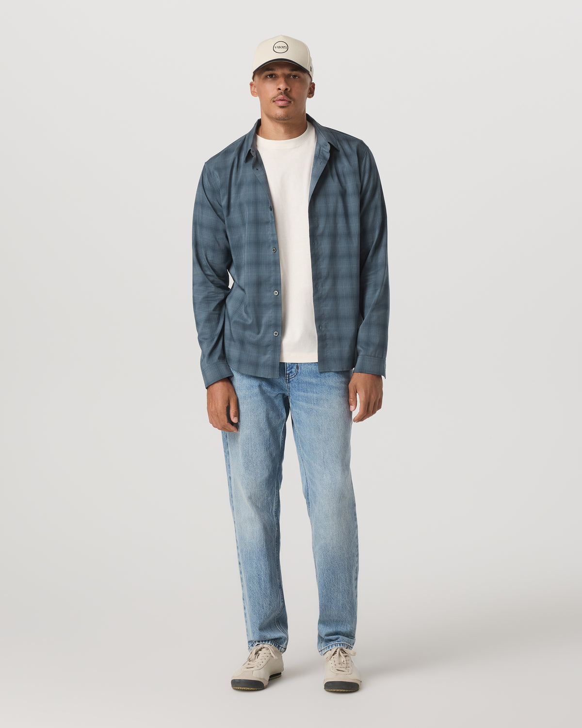 Long Sleeve Plaid Button Down Shirt Men's Abyss Shirt | Vuori sale