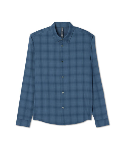 Long Sleeve Plaid Button Down Shirt Men's Abyss Shirt | Vuori sale