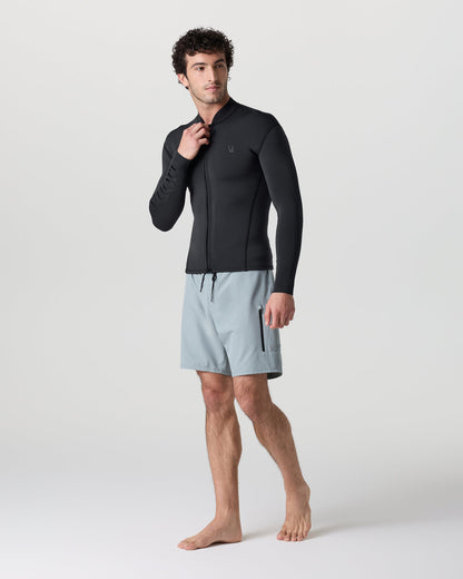 Long Sleeve Yulex Wetsuit Top Washed Black | Vuori for sale