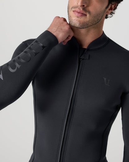 Long Sleeve Yulex Wetsuit Top Washed Black | Vuori for sale