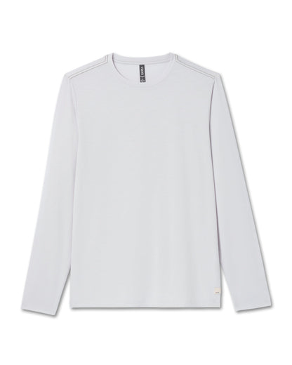 Long Sleeve Current Tech Tee Frost Grey | Vuori onsale