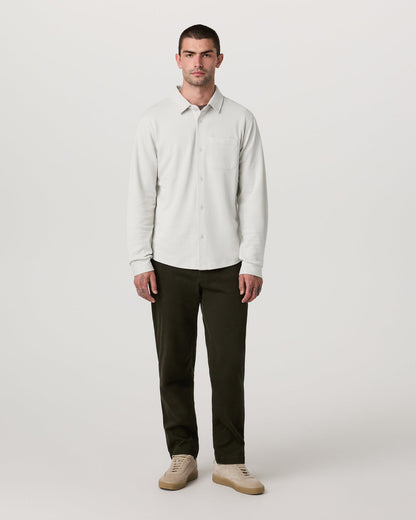 Jeffreys Overshirt Men's Winter Grey Heather Shirt | Vuori shop