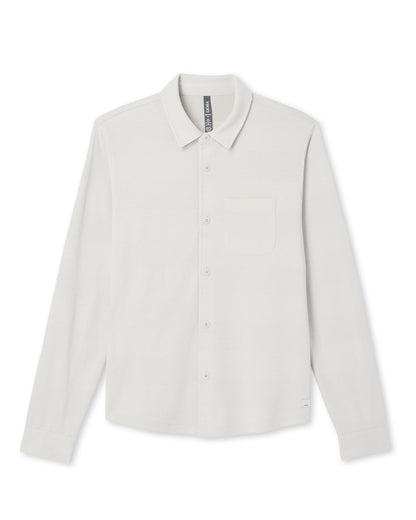 Jeffreys Overshirt Men's Winter Grey Heather Shirt | Vuori shop