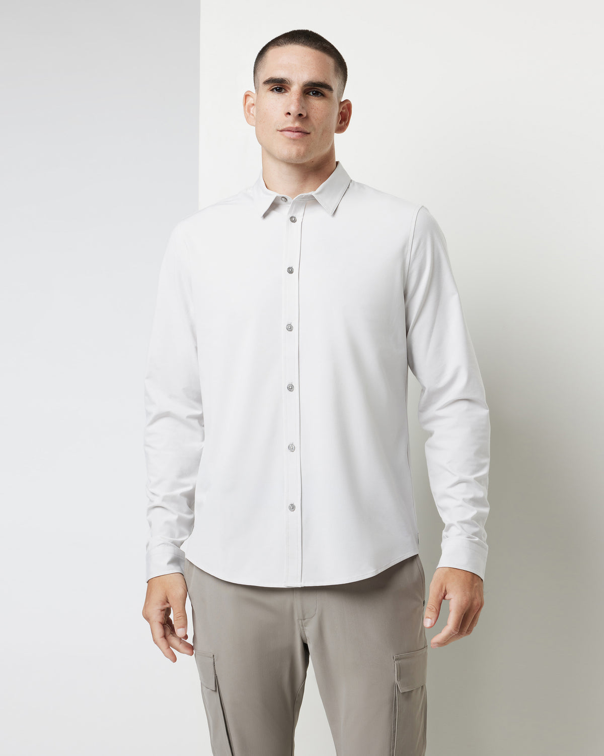 Long Sleeve Bridge Button Down Men's Salt Shirt | Vuori onsale