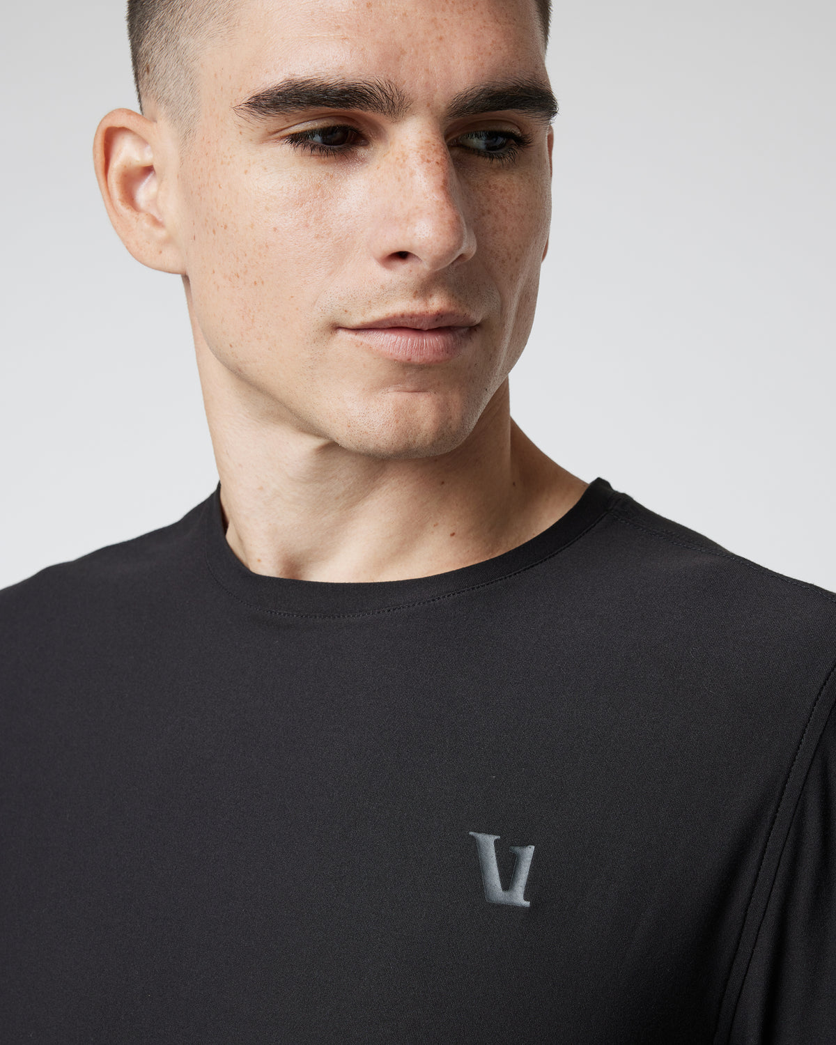 Long Sleeve Strato Graphic Tee Black Workout Tee | Vuori discount