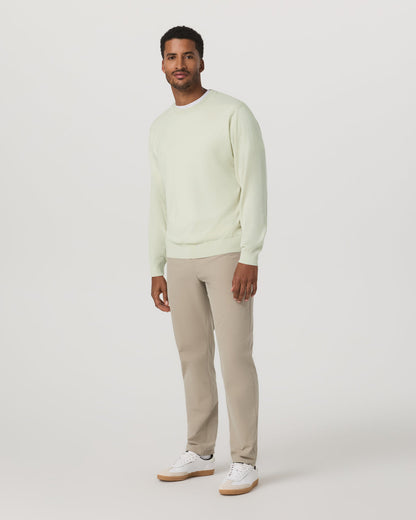 Men's Merino Fine Gauge Wool Sweater Sandalwood | Vuori online