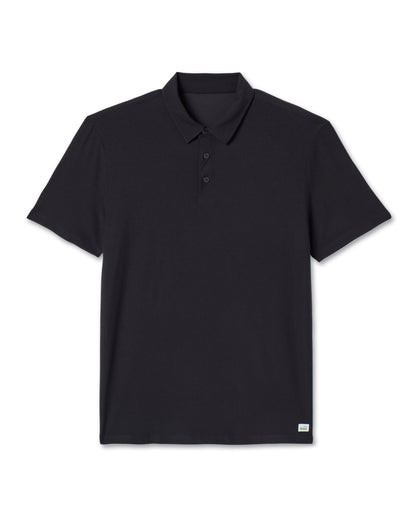 Strato Tech Polo Men's Black Polo Shirt | Vuori outlet