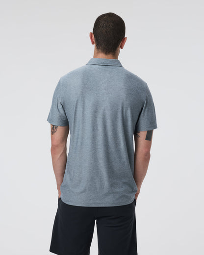 Strato Tech Polo Men's Mist Heather Polo | Vuori for sale