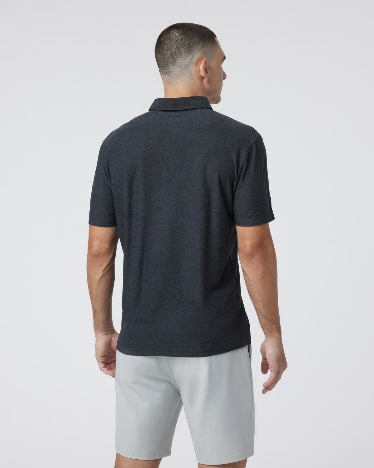 Strato Tech Polo Men's Charcoal Tech Polo Shirt | Vuori online