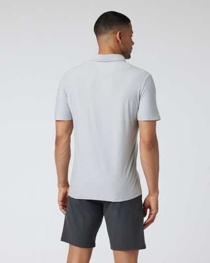 Strato Tech Polo Platinum Heather | Vuori discount