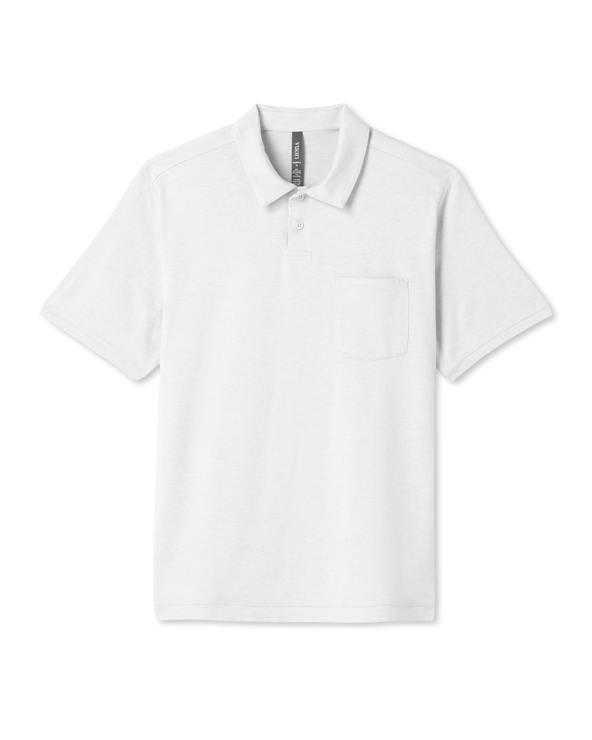 Men's Short Sleeve Ponto Performance Polo White | Vuori outlet