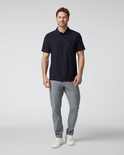 Ace Polo Men's Black Polo Clothing | Vuori shop