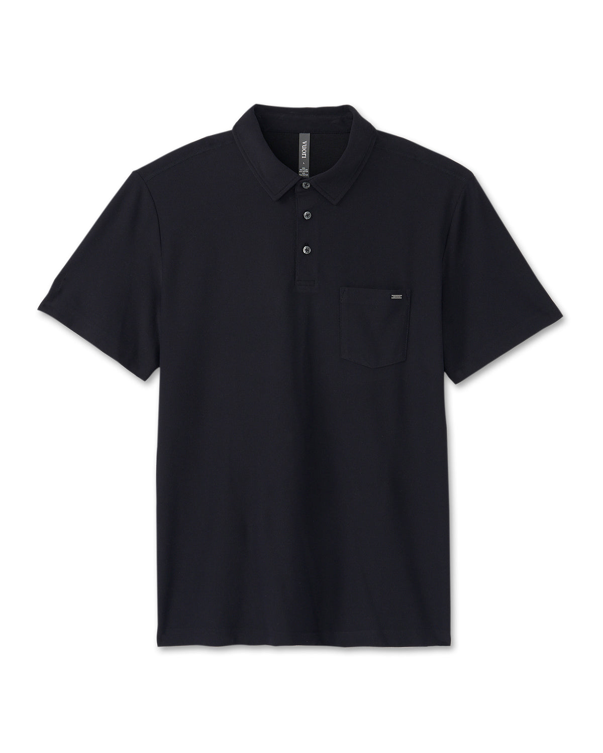 Ace Polo Men's Black Polo Clothing | Vuori shop