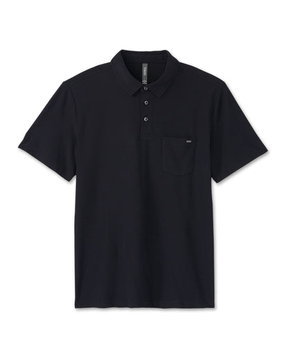 Ace Polo Men's Black Polo Clothing | Vuori shop