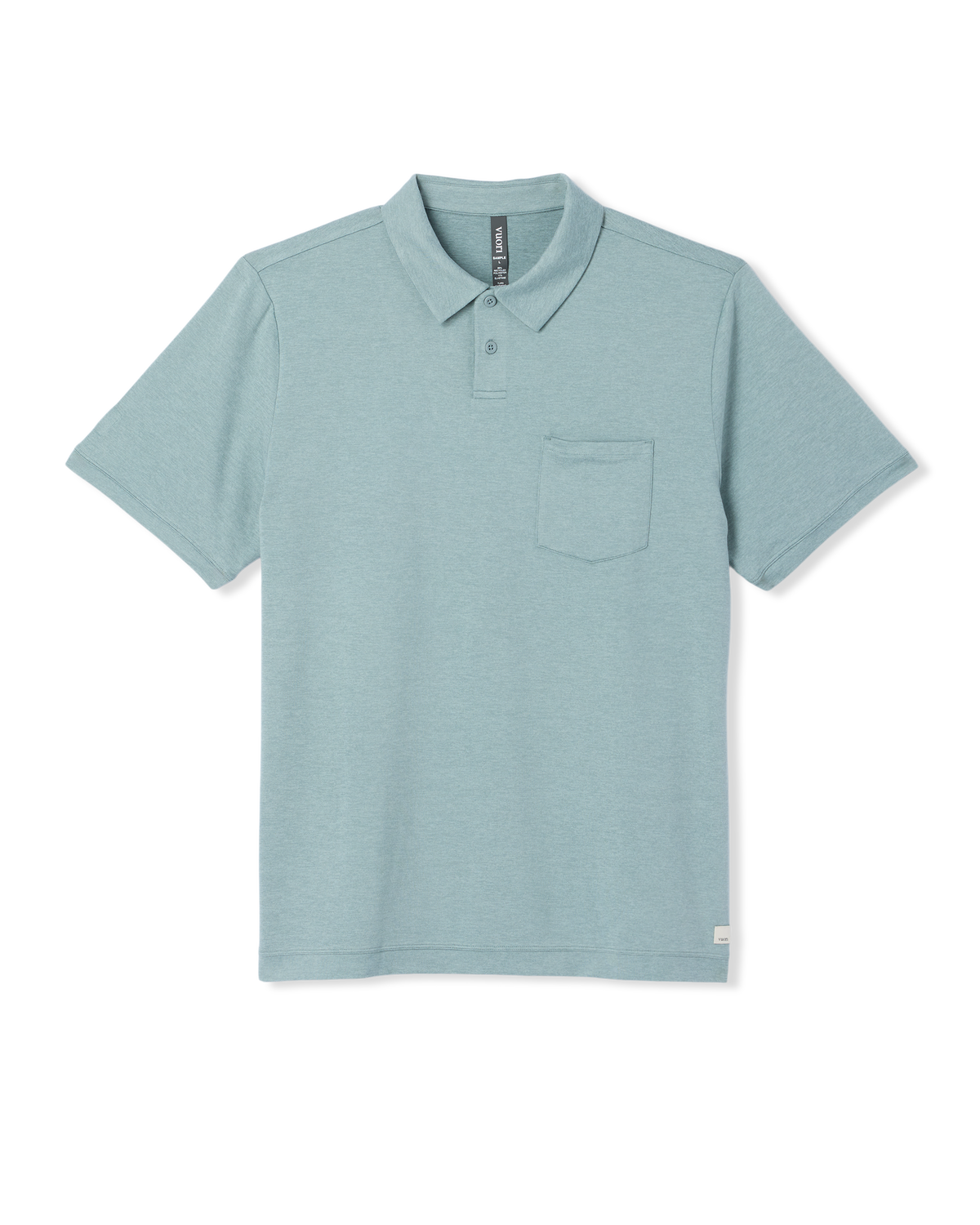 Short Sleeve Ponto Performance Polo Misty Blue Heather | Vuori online