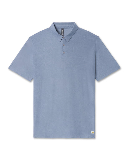 Strato Tech Polo Men's Chambray Heather Polo | Vuori onsale