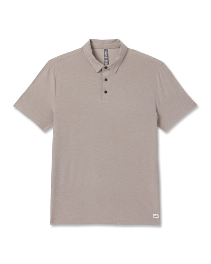 Strato Tech Polo Men's Mocha Heather Polo | Vuori for sale