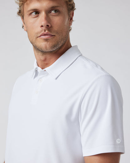Gamepoint Polo Men's White Tennis Shirt | Vuori shop