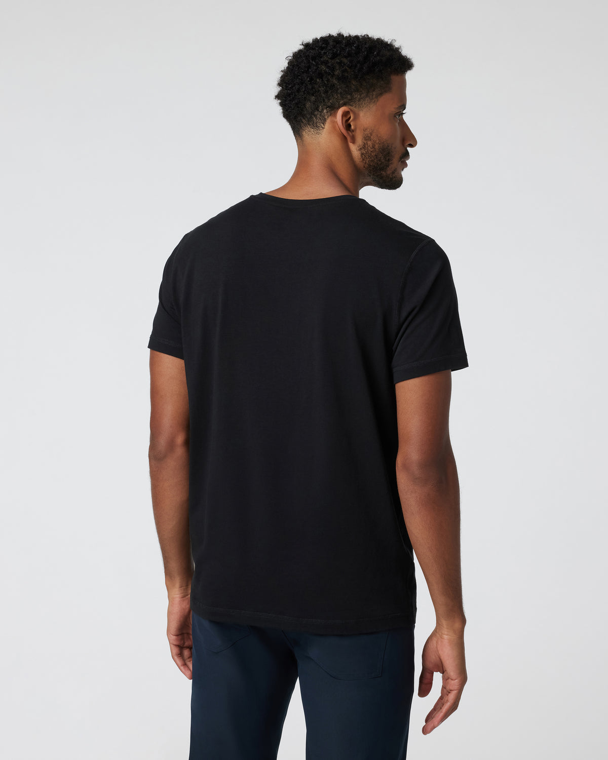 Short-Sleeve Tuvalu Henley Men's Black Henley Shirt | Vuori onsale